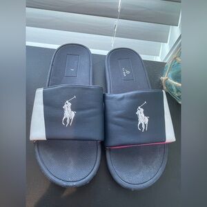 Girls Youth Size 3 Polo by Ralph Lauren Slides